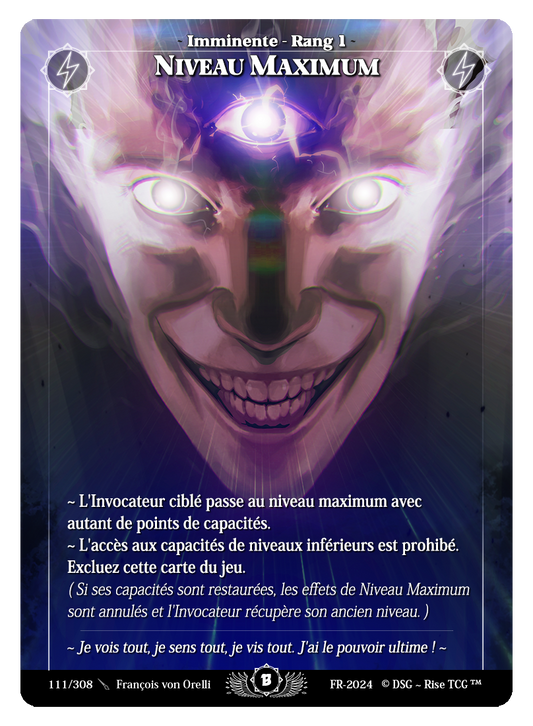 111/ Niveau Maximum